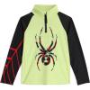 imageSpyder Boys Bug Half Zip TNeckLime Ice