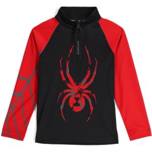 imageSpyder Boys Bug Half Zip TNeckVolcano