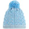 imageSpyder Womens Brrr Berry Lined Knit Pom Ski BeanieBlue Drift