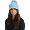 imageSpyder Womens Brrr Berry Lined Knit Pom Ski BeanieBlue Drift