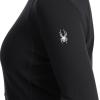 imageSpyder Womens Charger Crew Baselayer Thermal Ski TopBlack