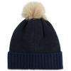 imageSpyder Womens Plait Pom Lined Ski BeanieTrue Navy