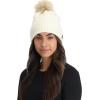 imageSpyder Womens Plait Pom Lined Ski BeanieVanilla Latte