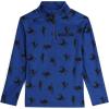 imageSpyder Boys Ski Day Half Zip TNeckElectric Blue