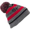 imageSpyder Mens Icebox Lined Pom Ski BeaniePolarRedBlack