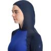 imageSpyder Womens Charger Hoodie Baselayer Thermal Ski TopElectric Blue
