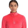 imageSpyder Womens Shimmer Bug Half Zip TNeck Ski Base LayerPrism Pink