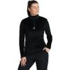 imageSpyder Womens Shimmer Bug Half Zip TNeck Ski Base LayerBlack