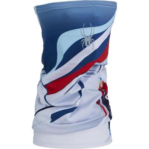 imageSpyder Mens Cruise Tube Ski Neck Gaiter Face Mask Neck WarmerAby Wht