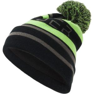 imageSpyder Mens Icebox Lined Pom Ski BeanieBlackFreshPolar