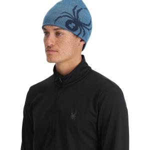 imageSpyder Mens Innsbruck Reversible Ski Winter BeanieAether Blue