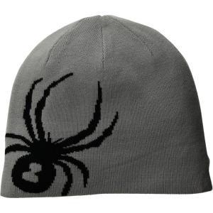 imageSpyder Mens Innsbruck Reversible Ski Winter BeanieBlackAlloy