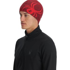 imageSpyder Mens Innsbruck Reversible Ski Winter BeanieSpyder Red