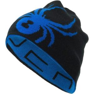 imageSpyder Mens Innsbruck Reversible Ski Winter BeanieTurkish SeaBlack