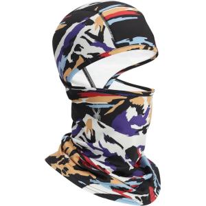 imageSpyder Mens Pivot Balaclava Ski Warm Face MaskPaint By Numbers Purple Flash