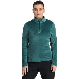 imageSpyder Womens Shimmer Bug Half Zip TNeck Ski Base LayerCypress Green