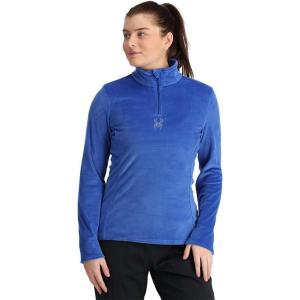 imageSpyder Womens Shimmer Bug Half Zip TNeck Ski Base LayerElectric Blue