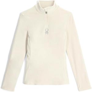 imageSpyder Womens Shimmer Bug Half Zip TNeck Ski Base LayerVanilla Latte