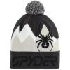 imageSpyder Mens Zone Rolled Pom Ski BeanieBlack