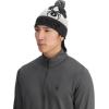 imageSpyder Mens Zone Rolled Pom Ski BeanieBlack