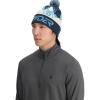 imageSpyder Mens Zone Rolled Pom Ski BeanieTrue Navy