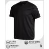 imageSpyder Athletic Mens T Shirt  Moisture Wicking Performance Ultra Soft Short Sleeve Running Gym Workout Shirts for MenBlack Jacquard