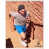 imageSpyder Athletic Mens T Shirt  Moisture Wicking Performance Ultra Soft Short Sleeve Running Gym Workout Shirts for MenBrown Stone Logo