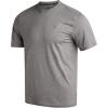 imageSpyder Athletic Mens T Shirt  Moisture Wicking Performance Ultra Soft Short Sleeve Running Gym Workout Shirts for MenHeather Grey Solid