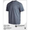 imageSpyder Athletic Mens T Shirt  Moisture Wicking Performance Ultra Soft Short Sleeve Running Gym Workout Shirts for MenSlate Blue Logo