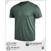 imageSpyder Athletic Mens T Shirt  Moisture Wicking Performance Ultra Soft Short Sleeve Running Gym Workout Shirts for MenSpruce Green Jacquard