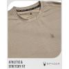 imageSpyder Mens Athletic Shirts  Moisture Wicking Short Sleeve Crewneck Workout Shirts for Men Athletic Tops for Gym ampamp RunningGravel