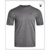 imageSpyder Mens Athletic Shirts  Moisture Wicking Short Sleeve Crewneck Workout Shirts for Men Athletic Tops for Gym ampamp RunningPolar