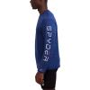 imageSpyder Mens Long Sleeve Rashguard  UPF QuickDry Swim Shirt Surfing Hiking WorkoutsAbyss