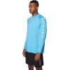 imageSpyder Mens Long Sleeve Rashguard  UPF QuickDry Swim Shirt Surfing Hiking WorkoutsAqua