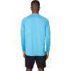 imageSpyder Mens Long Sleeve Rashguard  UPF QuickDry Swim Shirt Surfing Hiking WorkoutsAqua