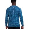 imageSpyder Mens Long Sleeve Rashguard  UPF QuickDry Swim Shirt Surfing Hiking WorkoutsDeep Blue