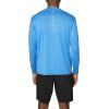 imageSpyder Mens Long Sleeve Rashguard  UPF QuickDry Swim Shirt Surfing Hiking WorkoutsLight Blue Heather