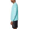 imageSpyder Mens Long Sleeve Rashguard  UPF QuickDry Swim Shirt Surfing Hiking WorkoutsSeagreen