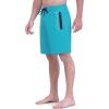 imageSpyder Mens Swim Trunks Stretch QuickDry 9 Inseam Board Shorts UPF Pockets Brief LinerPeacock