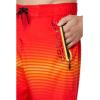 imageSpyder Mens Swim Trunks Stretch QuickDry 9 Inseam Board Shorts UPF Pockets Brief LinerVolcano