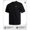imageSpyder Mens TShirts  Soft Cotton Blend Jersey Crewneck Short Sleeve Shirts for Men Casual Shirts for Workout ampamp Daily WearBlack