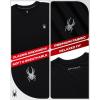imageSpyder Mens TShirts  Soft Cotton Blend Jersey Crewneck Short Sleeve Shirts for Men Casual Shirts for Workout ampamp Daily WearBlack