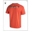 imageSpyder Mens TShirts  Soft Cotton Blend Jersey Crewneck Short Sleeve Shirts for Men Casual Shirts for Workout ampamp Daily WearBurnt Orange Scribble