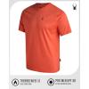 imageSpyder Mens TShirts  Soft Cotton Blend Jersey Crewneck Short Sleeve Shirts for Men Casual Shirts for Workout ampamp Daily WearBurnt Orange Scribble