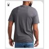 imageSpyder Mens TShirts  Soft Cotton Blend Jersey Crewneck Short Sleeve Shirts for Men Casual Shirts for Workout ampamp Daily WearCharcoal Heather