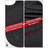 imageSpyder Mens TShirts  Soft Cotton Blend Jersey Crewneck Short Sleeve Shirts for Men Casual Shirts for Workout ampamp Daily WearCharcoal Scribble