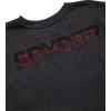 imageSpyder Mens TShirts  Soft Cotton Blend Jersey Crewneck Short Sleeve Shirts for Men Casual Shirts for Workout ampamp Daily WearCharcoal Scribble