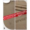 imageSpyder Mens TShirts  Soft Cotton Blend Jersey Crewneck Short Sleeve Shirts for Men Casual Shirts for Workout ampamp Daily WearGravel Scribble
