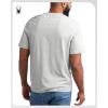 imageSpyder Mens TShirts  Soft Cotton Blend Jersey Crewneck Short Sleeve Shirts for Men Casual Shirts for Workout ampamp Daily WearHeather Grey