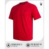 imageSpyder Mens TShirts  Soft Cotton Blend Jersey Crewneck Short Sleeve Shirts for Men Casual Shirts for Workout ampamp Daily WearSpyder Red